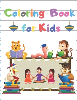 Paperback Coloring Book for Kids: Coloring Book with Fun, Easy, and Relaxing Coloring Pages for Animal Lovers Book