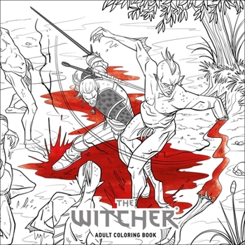 Paperback The Witcher Adult Coloring Book