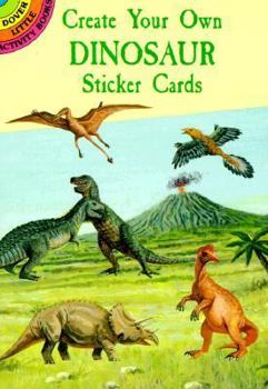 Paperback Create Your Own Dinosaur Sticker Cards Book