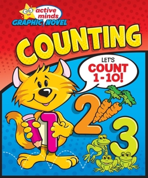 Active Minds Graphic Novel: Counting - Learn 123s with Cute Animals - Fun Seek and Find Activites - Early Math Skills for Preschool and Kindergarten Kids (Ages 2 and Up)