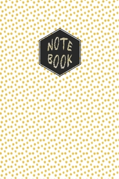 Notebook: Lined Journal/Notebook/Diary - Yellow Spots Painted Cover - 6x9 inch/100 Pages