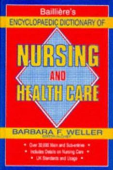 Hardcover Bailliere's Encyclopedia Dictionary of Nursing Book