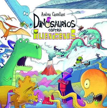 Hardcover Dinosaurios Contra Alienigenas [Spanish] Book