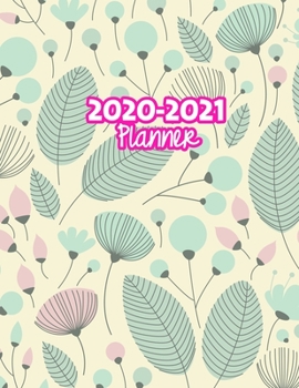 2020-2021 Planner: Two Year Calendar Organizer and Goal Journal | January 2020 - December 2021 Daily, Weekly and Monthly Planner Book with Back Sticker Expression Wall for 2 Years | Design Code 729914