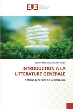 Paperback Introduction a la Litterature Generale [French] Book