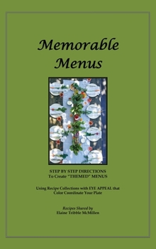 Hardcover Memorable Menus: Step by Step Directions to Create "Themed" Menus Book
