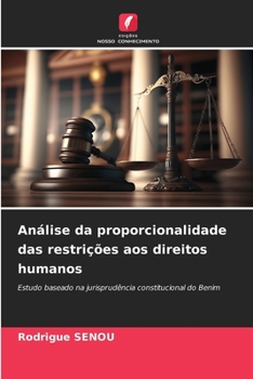 Paperback Análise da proporcionalidade das restrições aos direitos humanos [Portuguese] Book