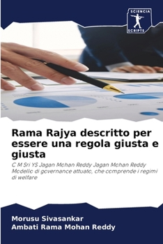 Paperback Rama Rajya descritto per essere una regola giusta e giusta [Italian] Book