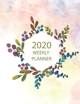 2020 Weekly Planner: Academic Weekly & Monthly Pocket Calendar Schedule Organizer, 8.5" x 11", 50 Pages