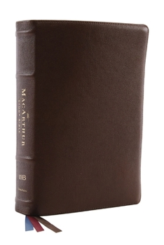 Leather Bound Lsb MacArthur Study Bible 2nd Edition: Unleashing God's Truth One Verse at a Time (Brown Premium Goatskin Leather, Comfort Print) Book