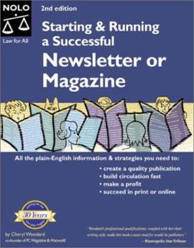Paperback Starting and Running a Successful Newletter or Magazine Book