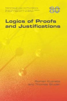 Paperback Logics of Proofs and Justifications Book