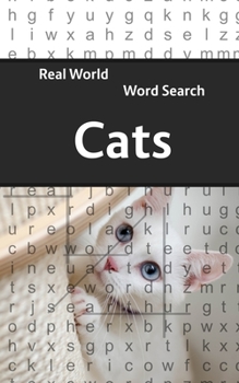 Paperback Real World Word Search: Cats Book