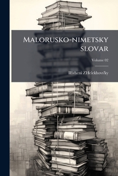 Paperback Malorusko-nimetsky slovar; Volume 02 [Ukrainian] Book