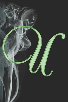 U Journal: A Monogram U Initial Capital Letter Notebook For Writing And Notes: Great Personalized Gift For All First, Middle, Or Last Names (Teal Turquoise Gold Horse Equestrian Animal Print)