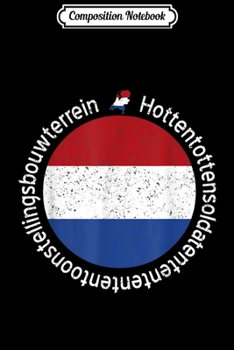 Composition Notebook: Netherlands Vintage Dutch Flag Vacation  Journal/Notebook Blank Lined Ruled 6x9 100 Pages