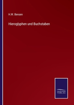 Paperback Hieroglyphen und Buchstaben [German] Book