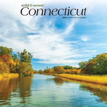 Calendar Connecticut Wild & Scenic 2024 Square Book