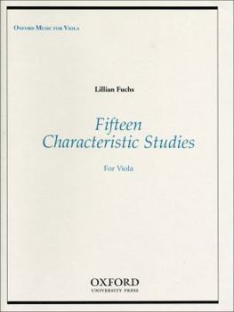 Paperback Fifteen Characteristic Studies for Viola Book