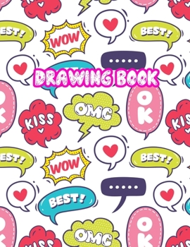 Drawing Book: 8.5" X 11", Personalized Artist Sketchbook: 110 pages, Sketching, Drawing and Creative Doodling Sketch Notebook to Draw and Write Journal (Workbook and Handbook) - Cover Design 13365422