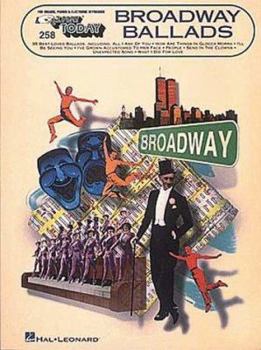 Paperback Broadway Ballads: E-Z Play Today Volume 258 Book