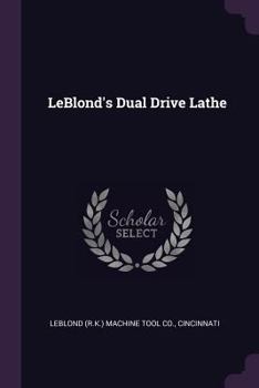 Paperback LeBlond's Dual Drive Lathe Book