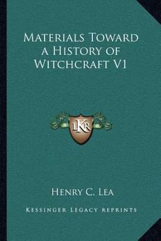 Paperback Materials Toward a History of Witchcraft V1 Book