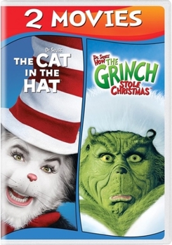 DVD How the Grinch Stole Christmas / The Cat in the Hat Book