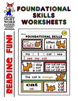 Paperback Foundational Skills Worksheets Book