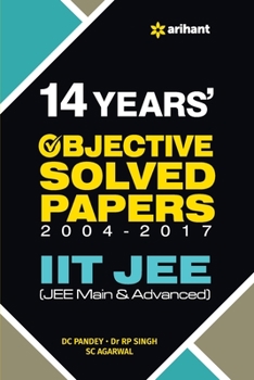 Paperback 14 Years Objective Solved Papdrs 2004-2017 IIT JEE Book