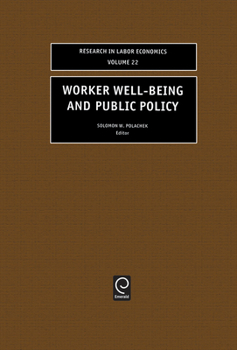 Hardcover Worker Well-Being and Public Policy Book