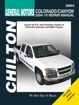 Paperback Chilton Tcc GM Chevrolet Colorado Canyon 2004-2010 Book