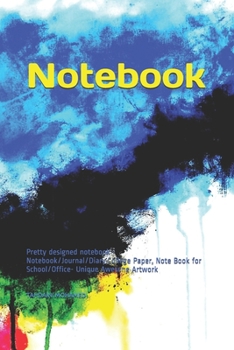 Paperback Modern Notebook - 120 pages Book