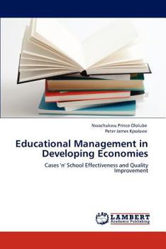 Paperback Educational Management in Developing Economies Book