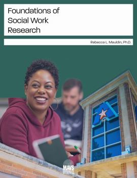 Paperback Foundations of Social Work Research Book
