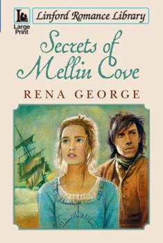 Paperback Secrets of Mellin Cove [Large Print] Book