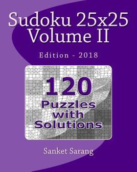 Paperback Sudoku 25x25 Vol II: Volume II Book
