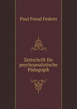 Paperback Zeitschrift f?r psychoanalytische P?dagogik Book