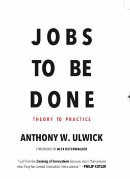 Paperback Jobs To Be Done Book