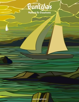 Paperback Buntglas-Malbuch für Erwachsene 1 [German] Book