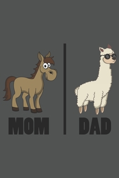 Mom | Dad: Mama Papa Geschenk Für Eltern Dina5 Kariert Notizbuch Tagebuch Planer Notizblock Kladde Journal Strazze