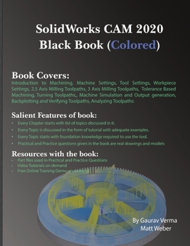 Paperback SolidWorks CAM 2020 Black Book (Colored) Book
