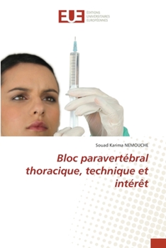 Paperback Bloc paravertébral thoracique, technique et intérêt [French] Book