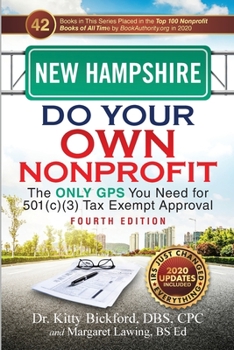 Paperback New Hampshire Do Your Own Nonprofit: The Only GPS You Need for 501c3 Tax Exempt Approval Book