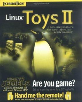 Paperback Linux Toys II: 9 Cool New Projects for Home, Office, and Entertainment [With CD-ROM] Book