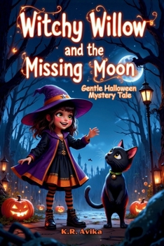 Witchy Willow and the Missing Moon: Gentle Halloween Mystery Tale| A Fun Picture Book for Kids with Coloring Pages, Silly Jokes, Tongue Twisters, and More