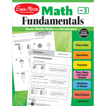 Paperback Math Fundamentals, Grade 3 Book