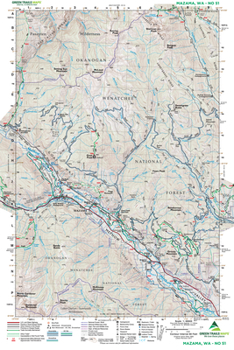 Map Mazama, Wa No. 51 Book