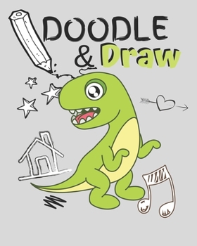 Paperback Doodle & Draw: Blank sketchbook for kids to draw in Book