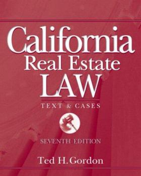 Paperback California Real Estate Law: Tests & Cases Book